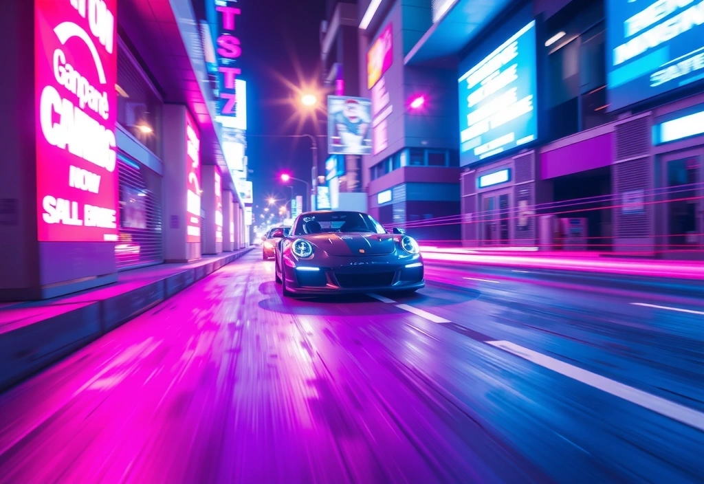 Neon Drift Visualization